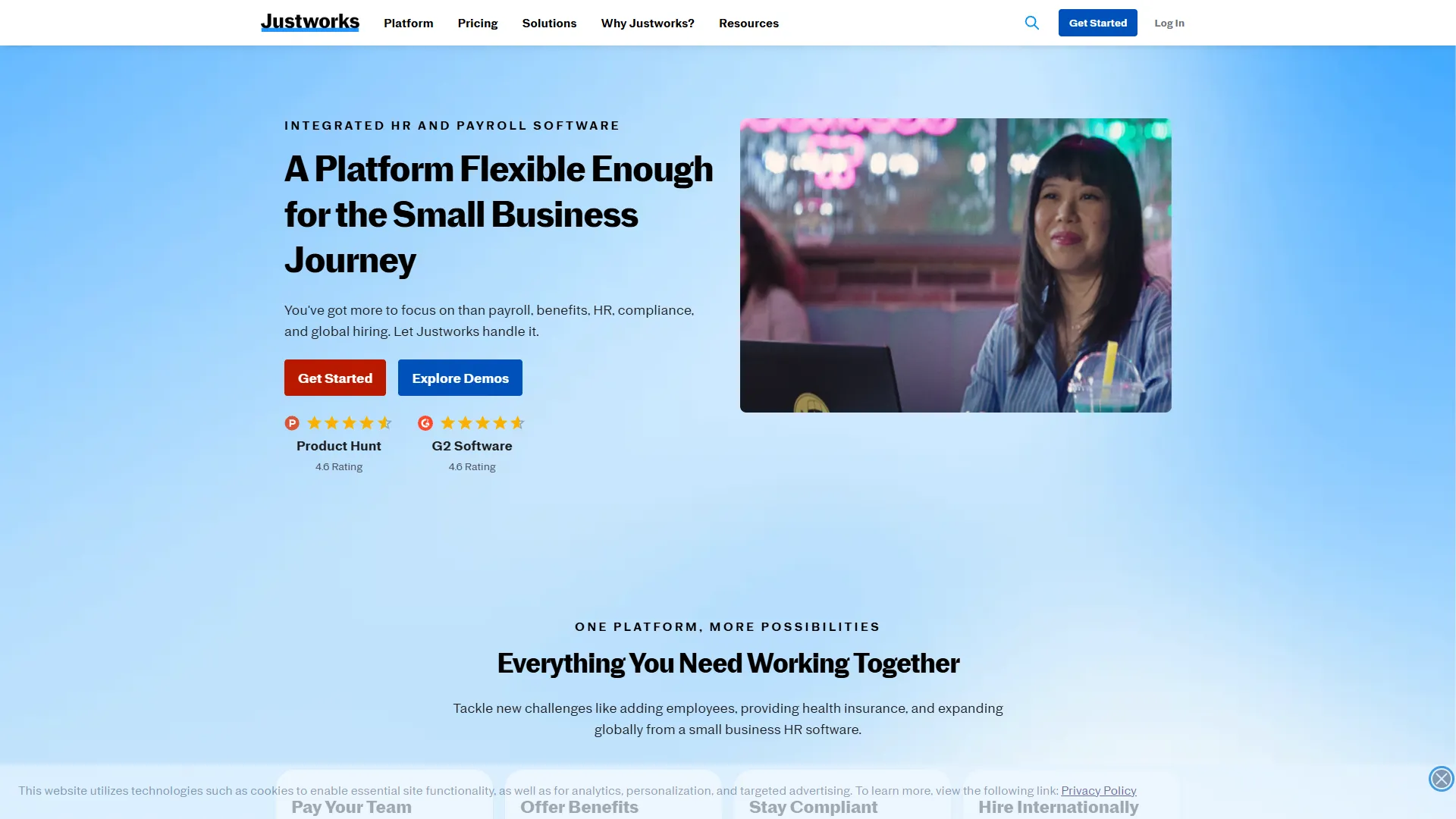 Justworks Screenshot